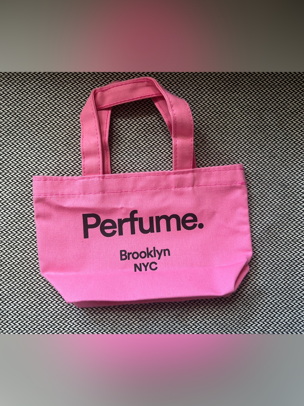 DS&Durga Pink 'Perfume Brooklyn NYC' Tote